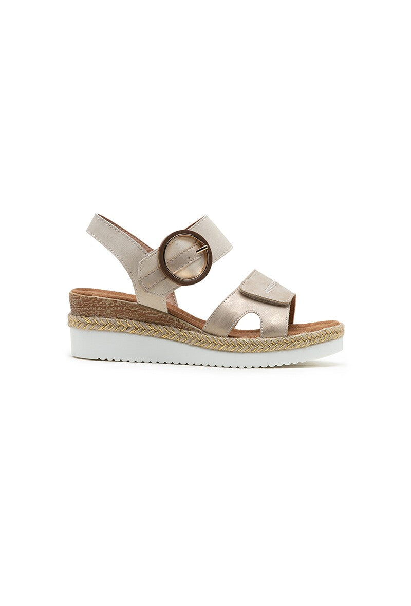 Lipstick - Wedge open Foot Sandal - F6172