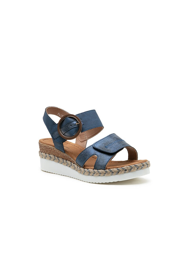 Lipstick - Wedge open Foot Sandal - F6172