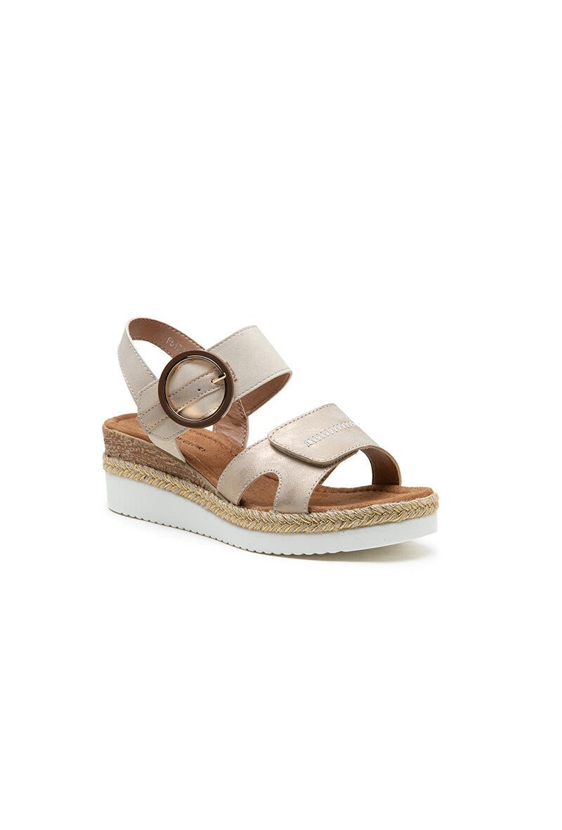 Lipstick - Wedge open Foot Sandal - F6172