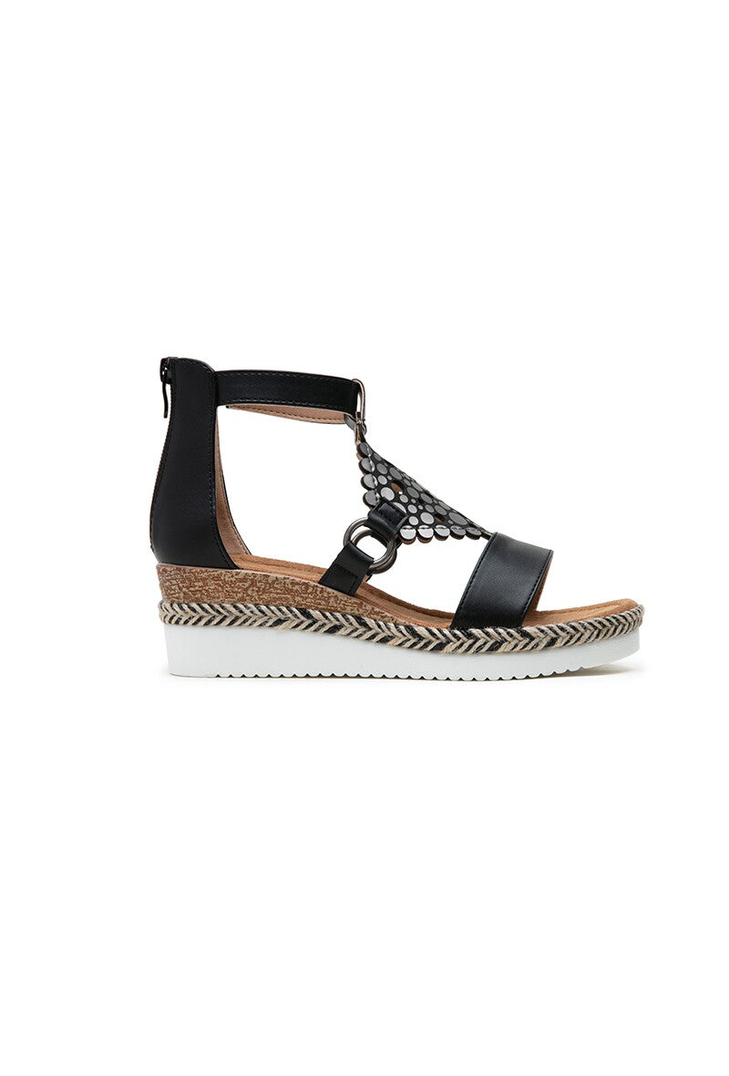 Lipstick - Wedge open Foot Sandal - F6197