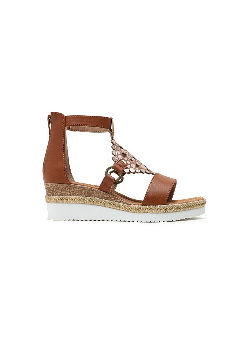Lipstick - Wedge open Foot Sandal - F6197
