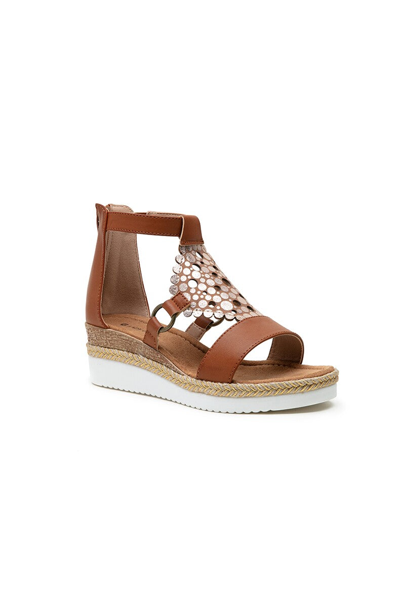 Lipstick - Wedge open Foot Sandal - F6197