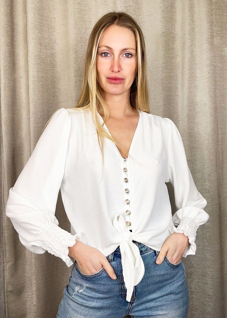 Lipstick - Button Blouse - 17027