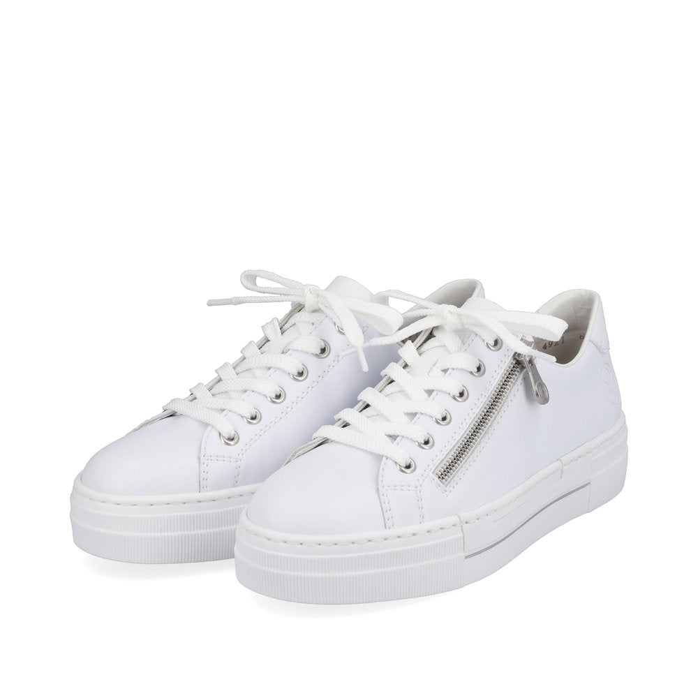 Rieker - Lace Up Runner with Zipper - N4921S