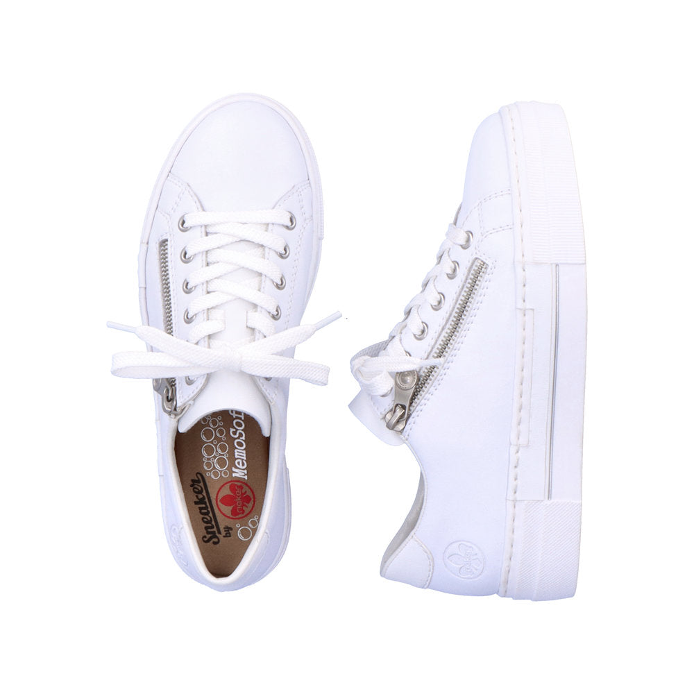 Rieker - Lace Up Runner with Zipper - N4921S