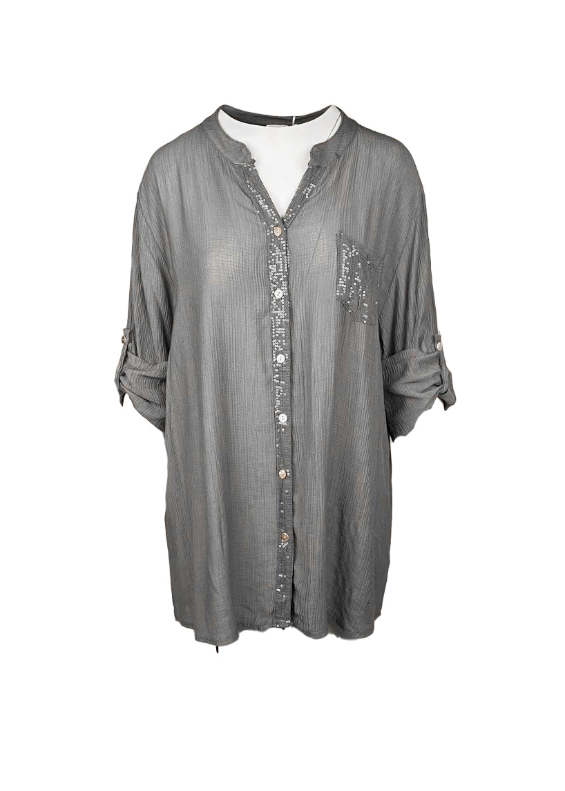 Lipstick - Plain Long Blouse - 81950/8