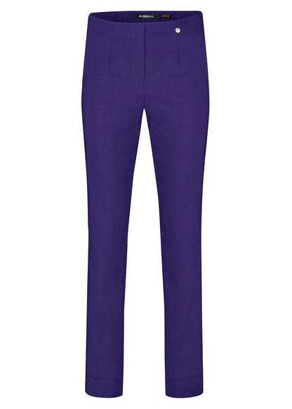 Robell - Slim Fit Full Length Trousers - 51412 W5