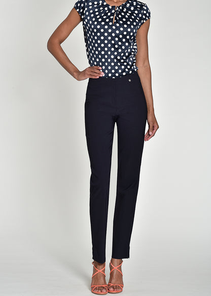 Robell - Slim Fit Full Length Trousers - 51412 W5