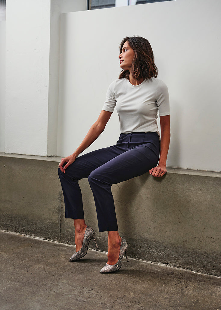 Robell - Slim Fit Full Length Trousers - 51412 W5