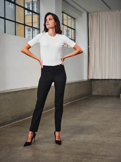 Robell - Slim Fit Stretch Waist Trousers - 51412
