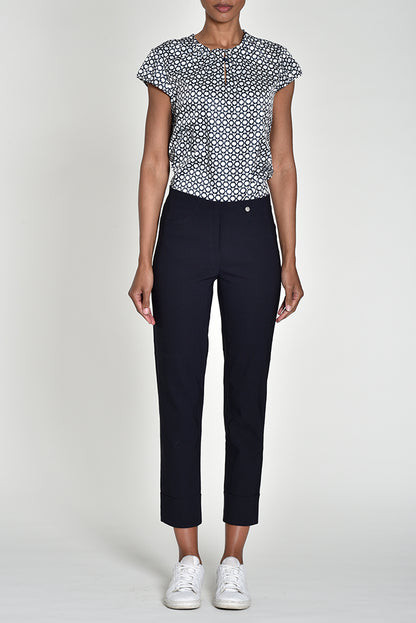 Robell - Slim Fit 7/8 Legged Trousers - 51568 W5