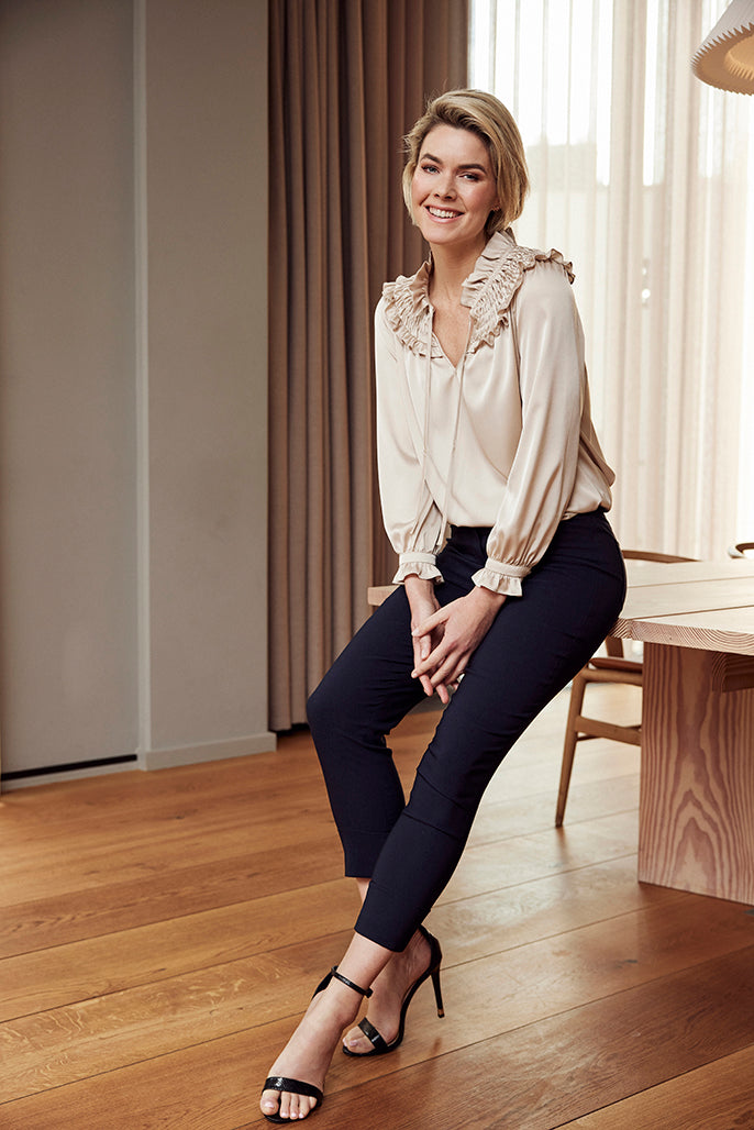 Robell - Slim Fit 7/8 Legged Trousers - 51568 W5