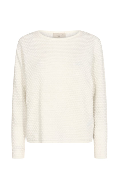Freequent - Dot Patterend Round Neck jumper  - 124384w24