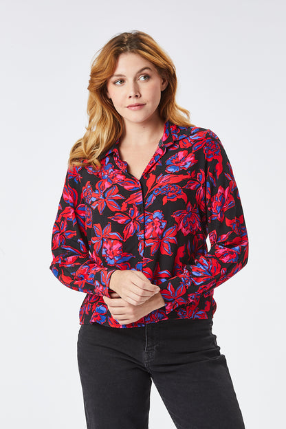 Zibi London - Lola Long Floral Shirt - 1010113