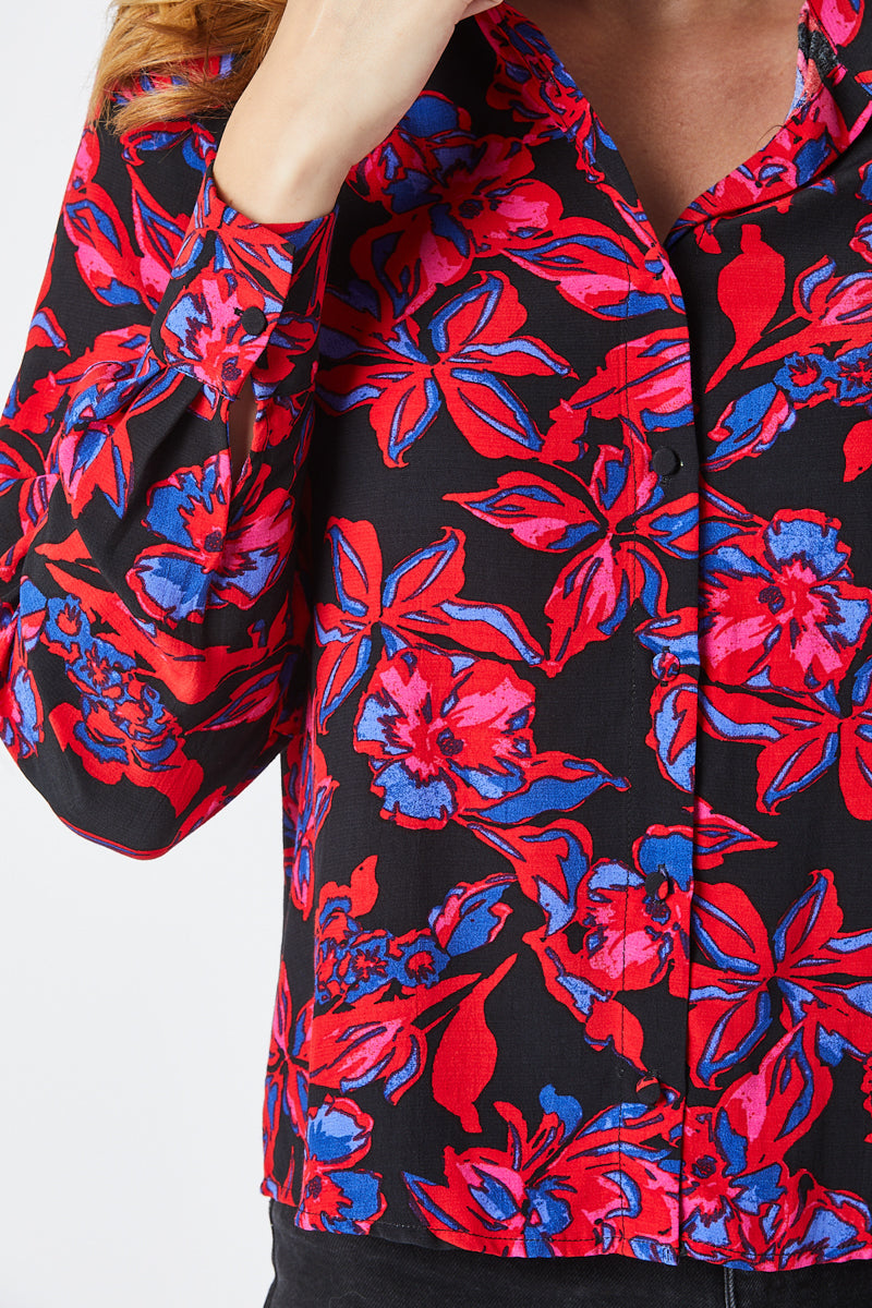 Zibi London - Lola Long Floral Shirt - 1010113