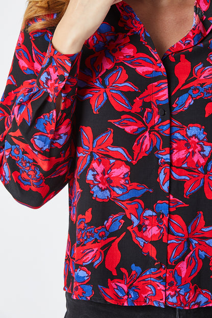 Zibi London - Lola Long Floral Shirt - 1010113