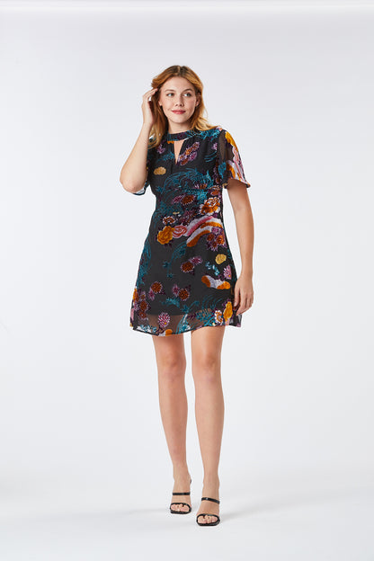 Zibi London - Fily Short Velour Dress - 1021208