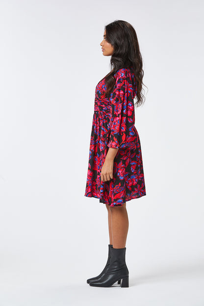 Zibi London - Lizzy Short Dress with Long Sleeves - 1021210
