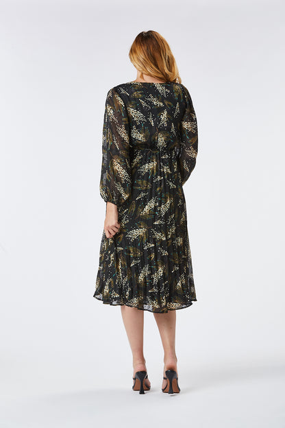 Zibi London - Melia Long Pleated Dress - 1020106