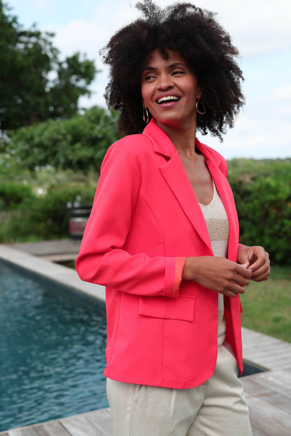 Actuelle - Plain Tailored Jacket - 24e142