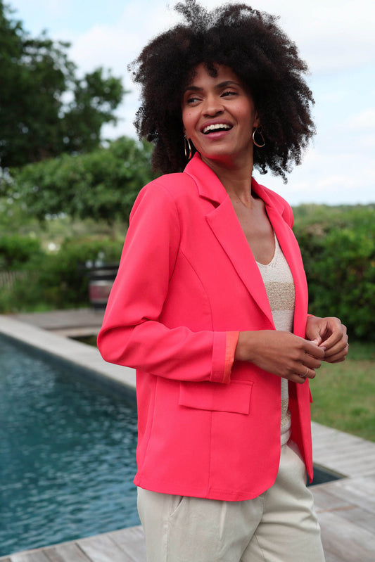 Actuelle - Plain Tailored Jacket - 24e142