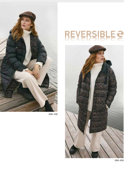 Frandsen - Reversible leopard print coat - Frand 568