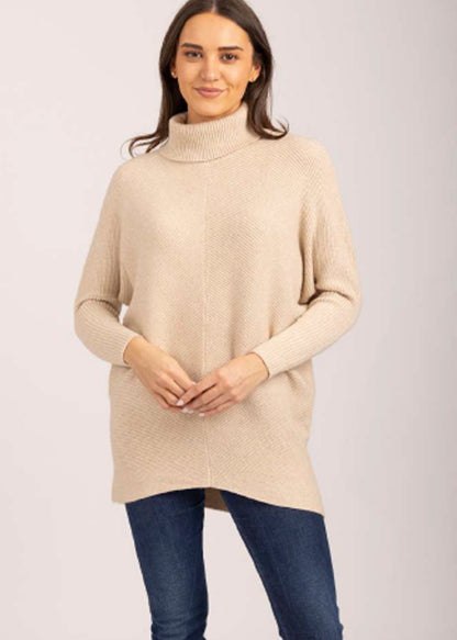 Mudflower - Diagonal Rib Jumper - 910