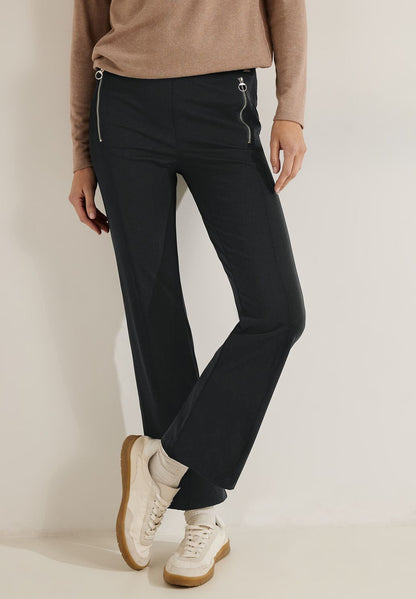 Cecil - Bootcut Trousers - 377027