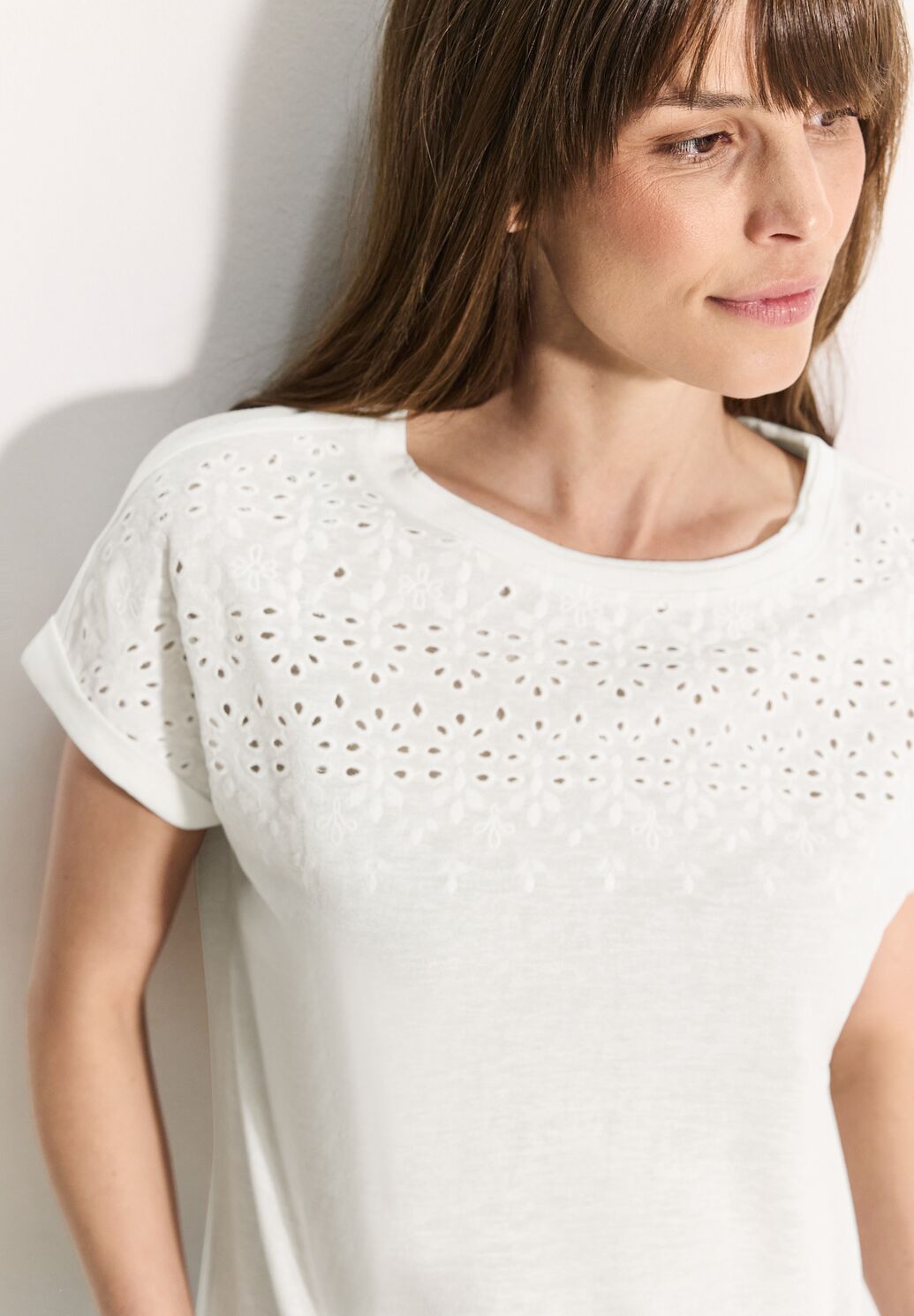 Cecil - Embroidered Top - 321505