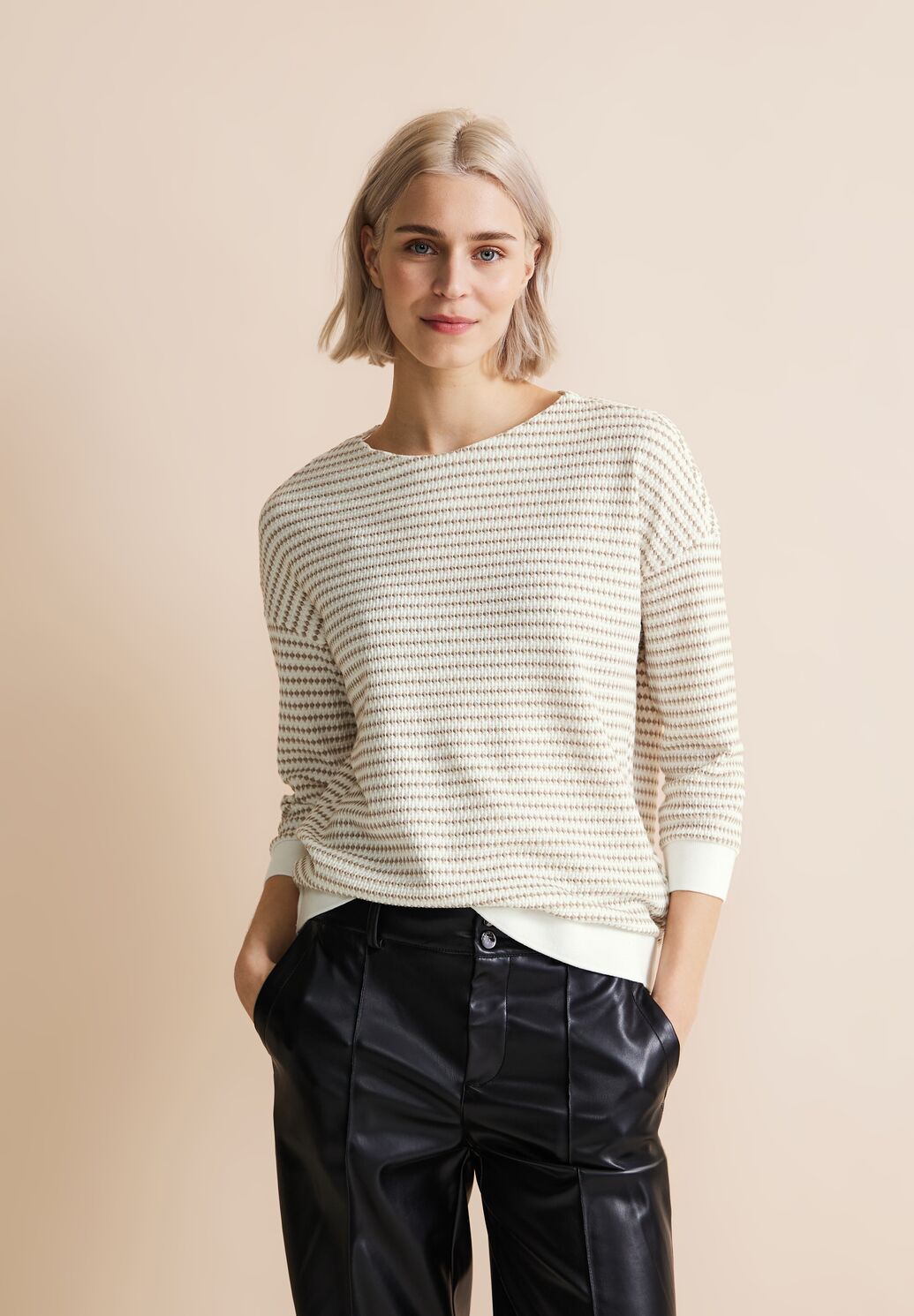 Street One - Stripe Structure Top - 320882