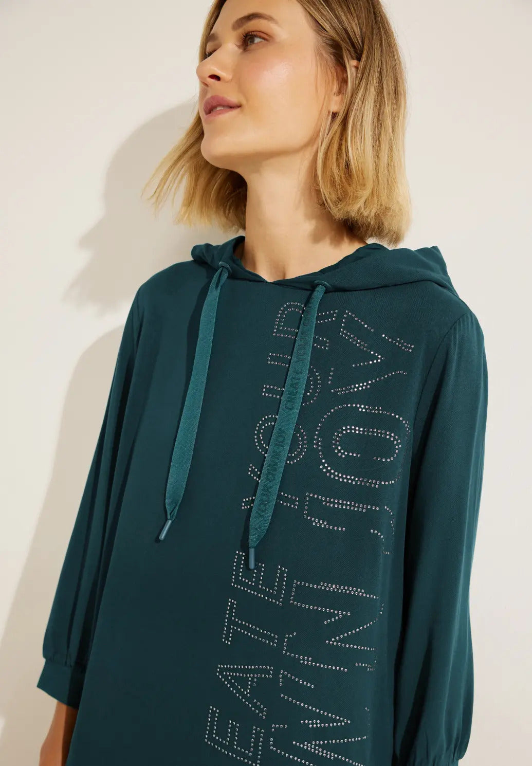 Cecil - Hooded Blouse - 344157