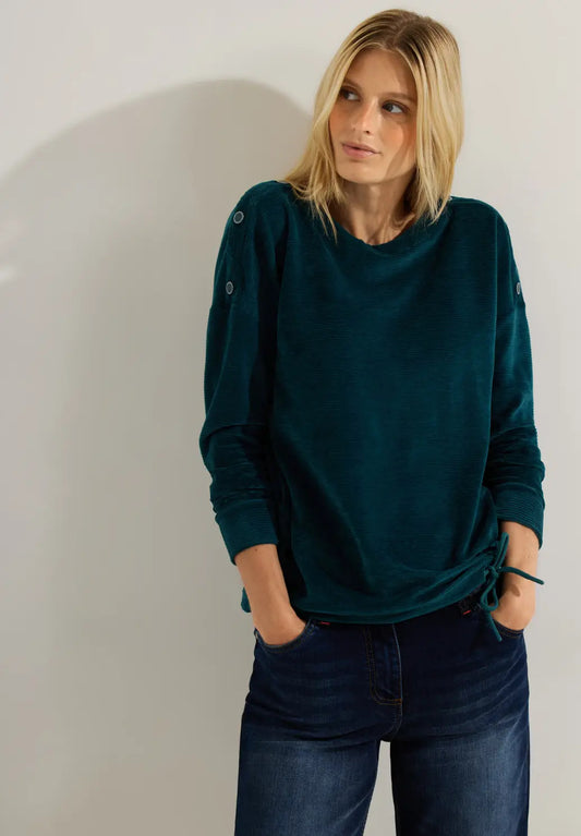 Cecil - Velour Top - 320458
