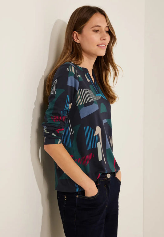 Cecil - Print Top - 320468