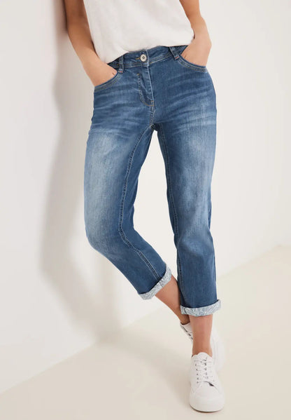Cecil - 7/8 Loose Fit Jeans - 376480