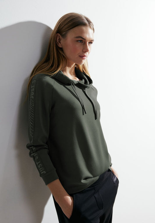 Cecil - Sleeve Detail Hoody - 320773