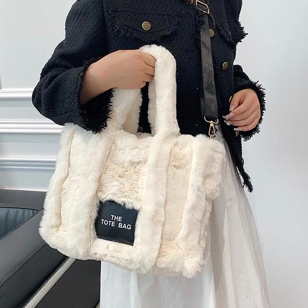 Lipstick - Fur Tote Bag