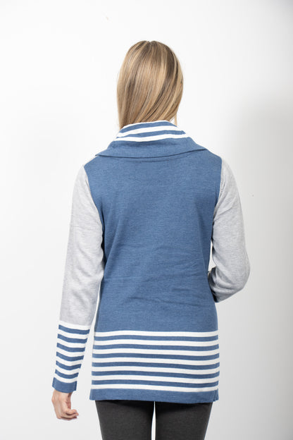 Jessica Graaf - Hooded Coloured Block Sweater - 26601