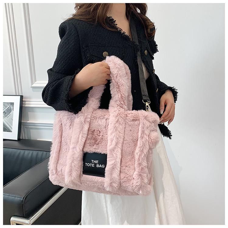 Lipstick - Fur Tote Bag