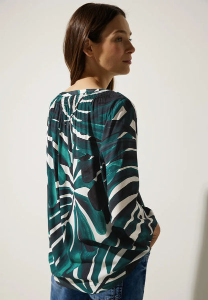 Street One - Printed Tunic Blouse - 344062