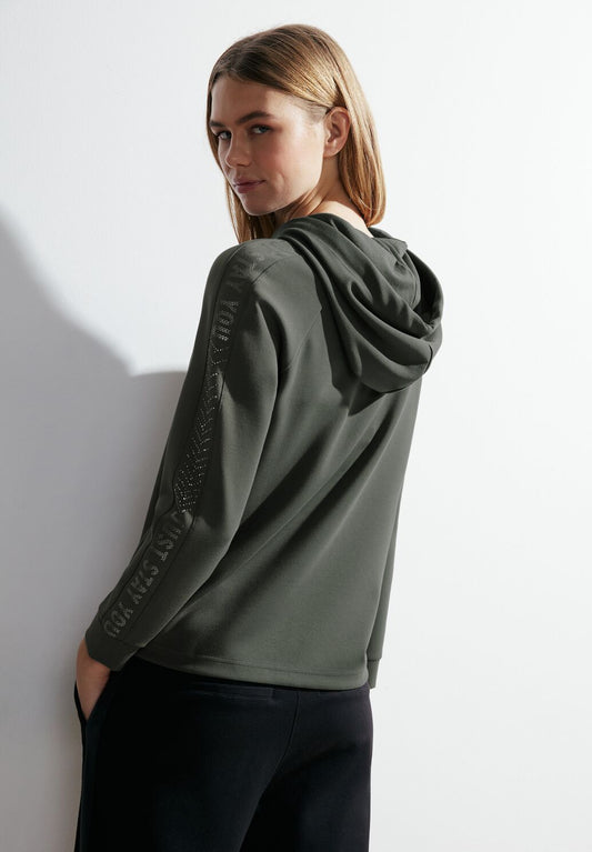 Cecil - Sleeve Detail Hoody - 320773