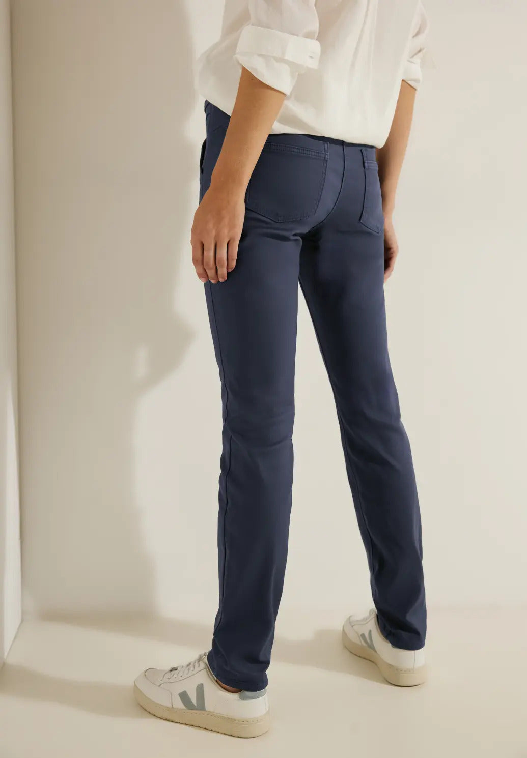 Cecil - Coated Pants - 376831