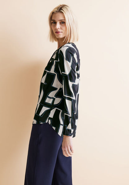 Street One - Graphic Print Top - 344523