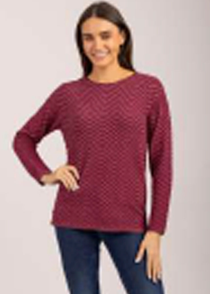 Lurex Geansaí Zig Zag - 914