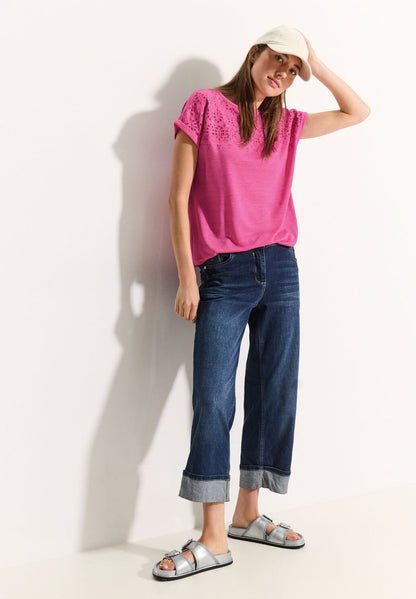 Cecil - Embroidered Top - 321505