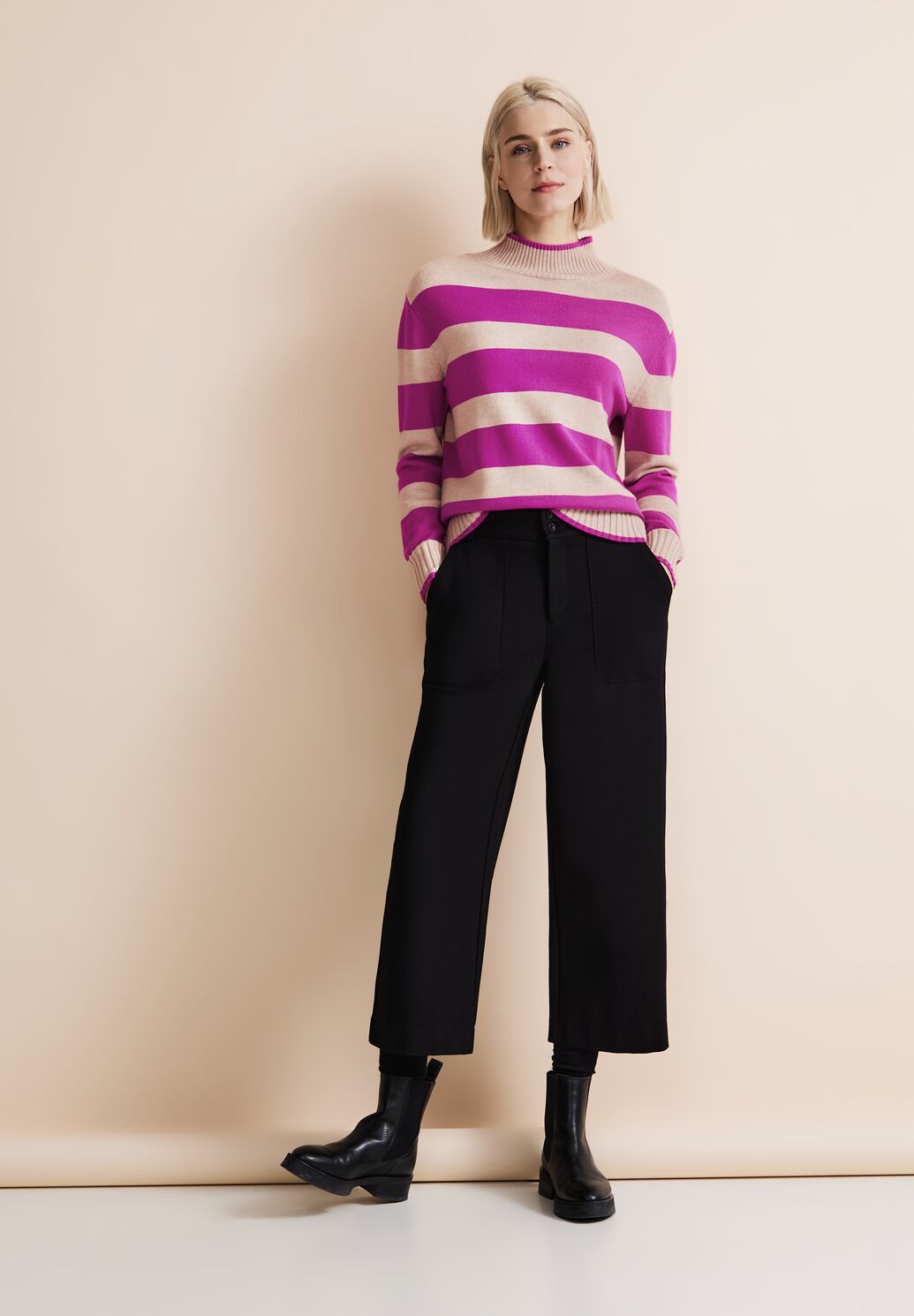 Street One - Striped Sweater - 302633