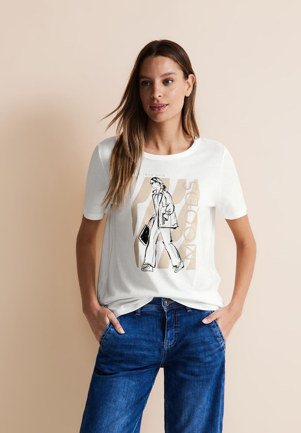 Street One - Lady Part-print Top - 320903