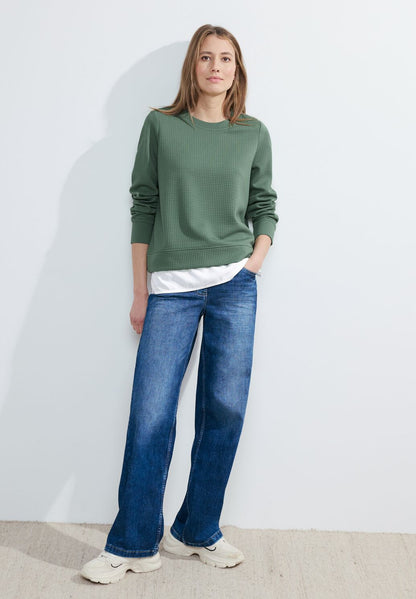 Cecil - Structured Layered Sweater - 302723