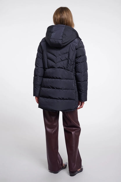 R+P - Padded coat with detach hood - R+p Nusa W6