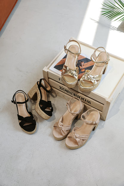 Lipstick - Wedge Open Toe Shoe - Jb1940