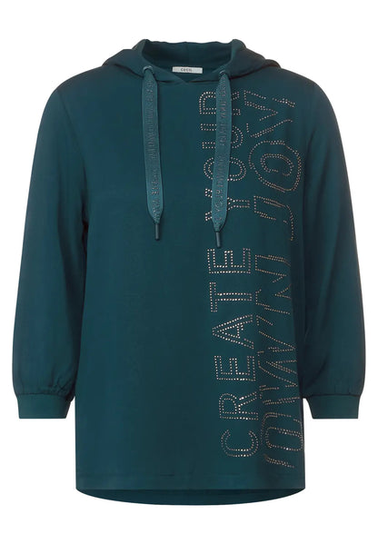 Cecil - Hooded Blouse - 344157